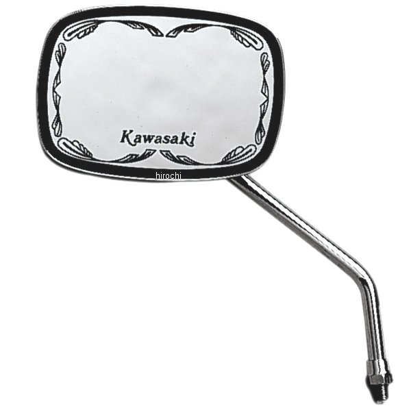 ミラー スクロール 鋳造 カワサキ用 クローム 10mm(1個売り)