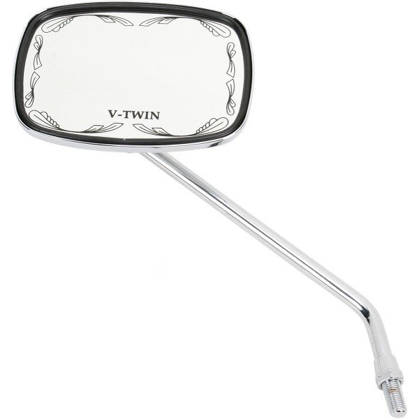 ミラー スクロール 鋳造 ヤマハ用 クローム 10mm(右)