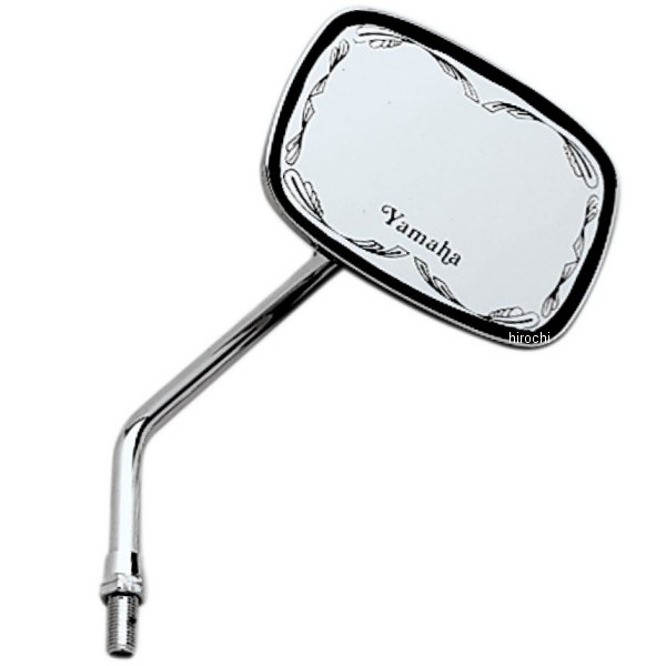 ミラー スクロール 鋳造 ヤマハ用 クローム 10mm(左)