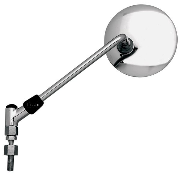 ミラー ラウンド 汎用 8、10mm クローム(1個売り)