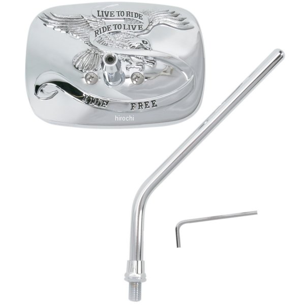 ミラー ライドフリー 10mm クローム ヤマハ(右)
