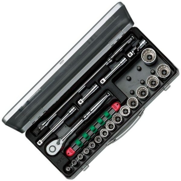 12.7sq.ソケットレンチセット(21点)ミリタイプ