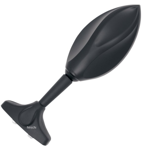 ミラー 汎用 スタンダードステム 黒(1個売り)