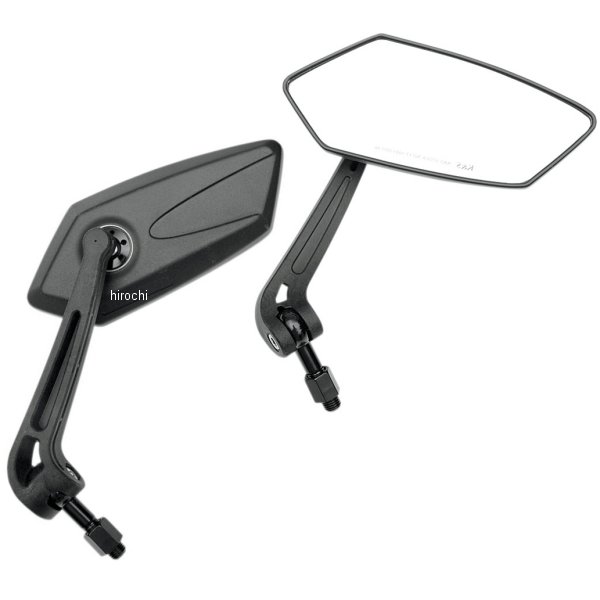 ミラー GTスタイル 10mm 黒(左右ペア)