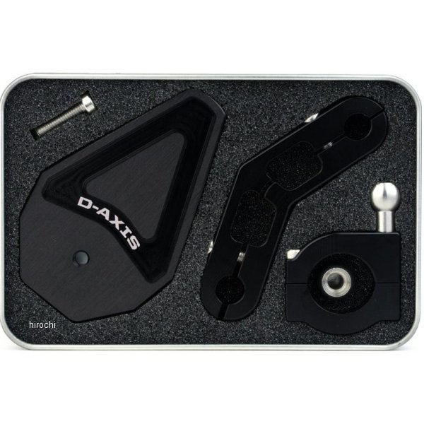 ミラー バーエンドクランプ D-AXIS 黒(1個売り)