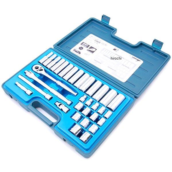 3/8DR 33PC mm ソケットレンチセット