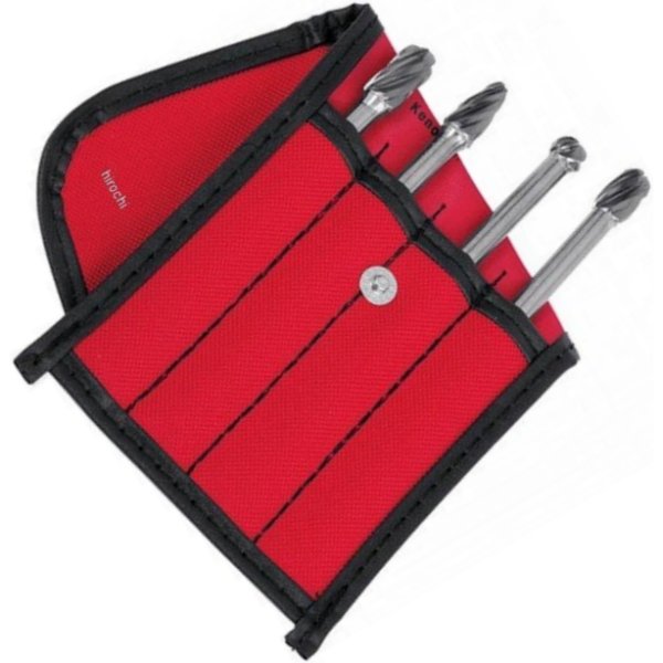 パワーツール アクセサリー ロングリーチ 研磨用バー 1/4インチ シャンク 4個 セット