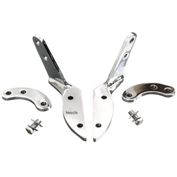 リブコプロダクト Rivco Products ハイウェイペグマウント 左右ペア 12年以降 カンナム スパイダーRT クローム