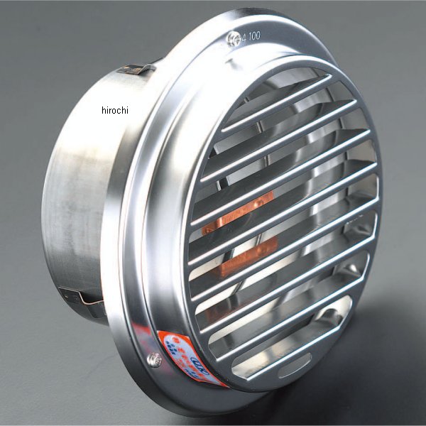 97-111mm 丸型ガラリ 防火ダンパー付/ステンレス製