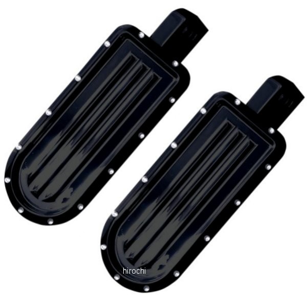 フットペグ リア ディンプル 黒