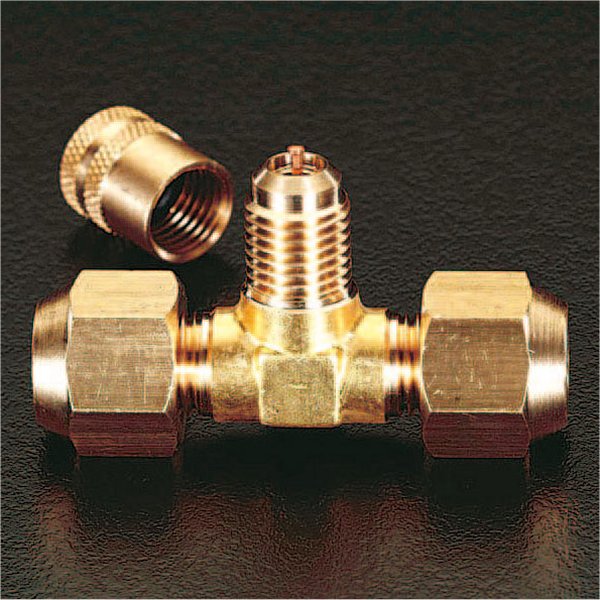 F1/4" T型アクセスバルブ