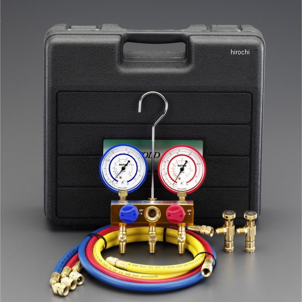 R404A R407C ボールバルブ式ゲージマニホールド
