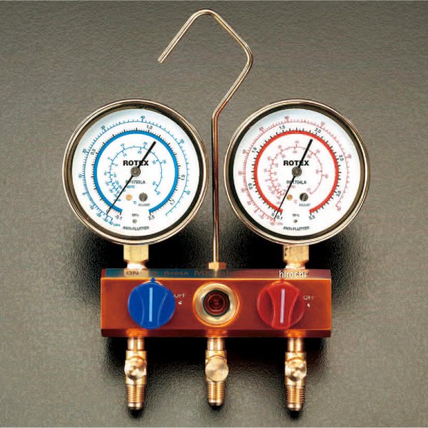 R404A R407C ボールバルブ式ゲージマニホールド