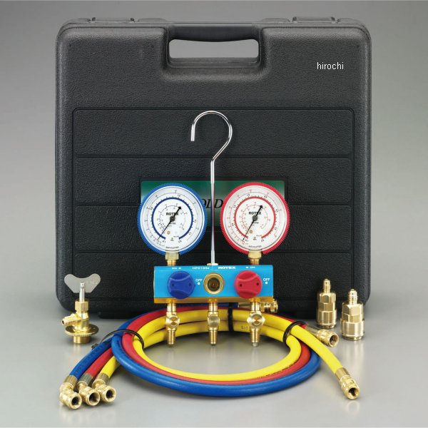 R134a ゲージマニホールドキット(カーエアコン用)