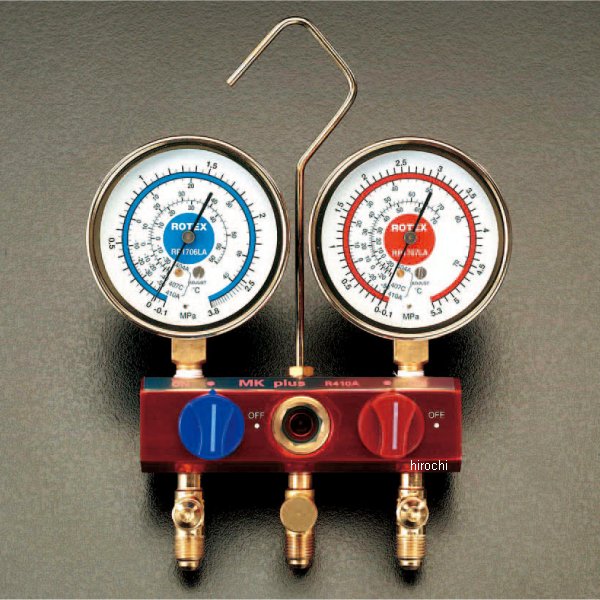 R410A ボールバルブ式ゲージマニホールド
