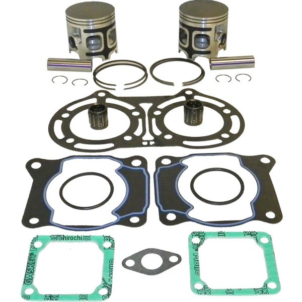 P トップエンド補修キット 87年-06年 ヤマハ YFZ350 Banshee 64.5mm