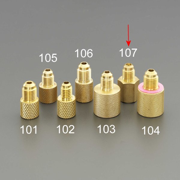 M 12 x F1/4" フレアーアダプター (メス/オス)