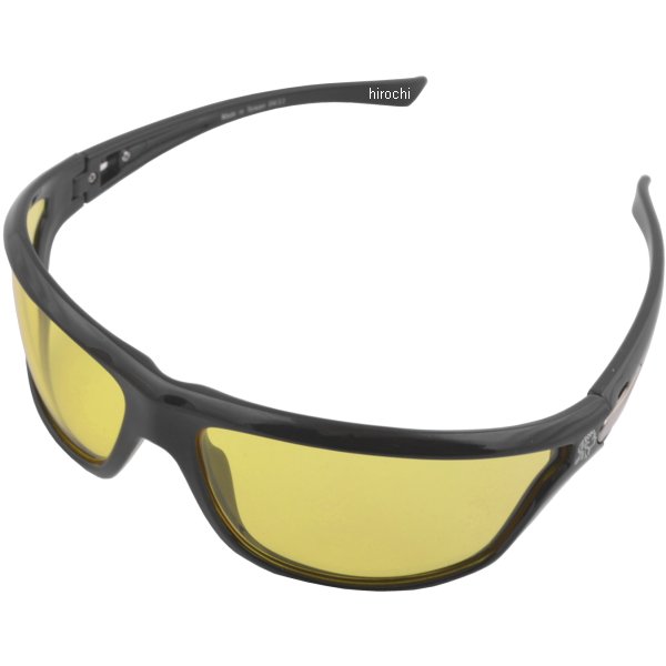 サングラス フロリダ シャイニーブラック/イエローレンズ