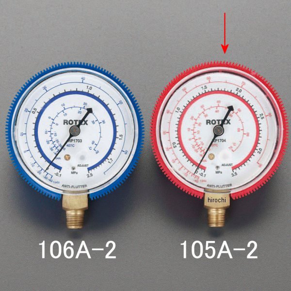 R404A R407C R134a φ68mm 圧 力 計