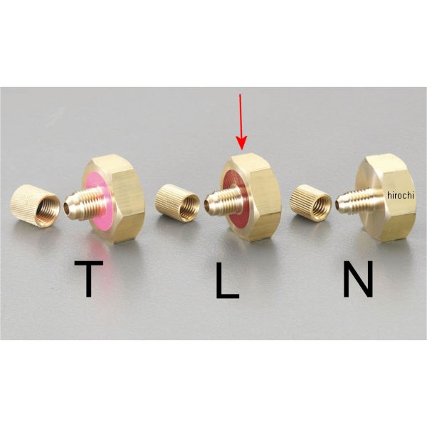 R404A 407C F1/4" チャージグチ