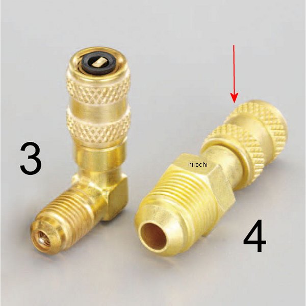 F3/8"xF1/4" クイックアダプター