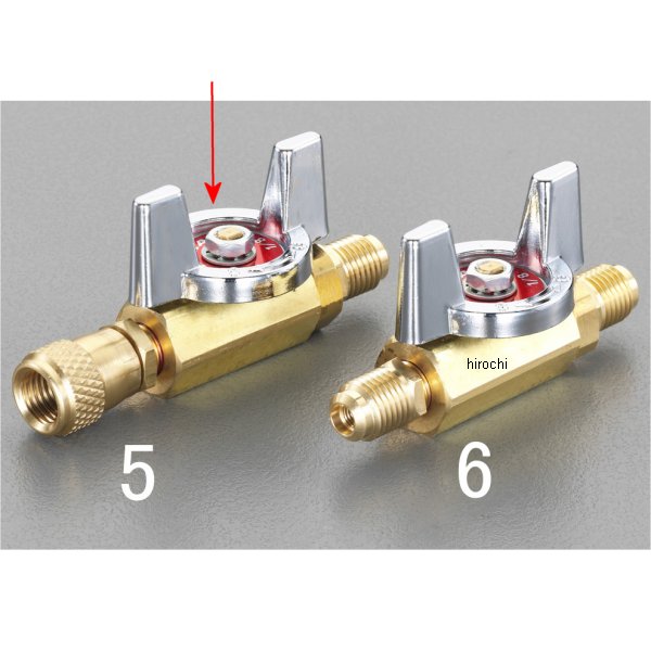 F1/4" x F1/4" ボールバルブ(サービス用)
