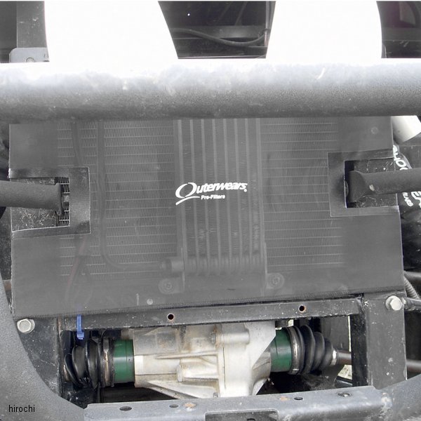 【セール特価】 ラジエータースクリーン 防虫 防汚 07年 ヤマハ YXR660F Rhino 4x4 黒