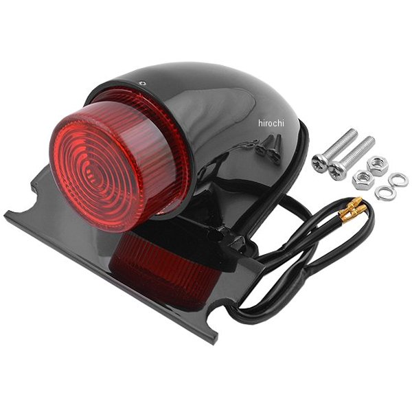 テールライト スパルト 12V 32/3Cバルブ 黒