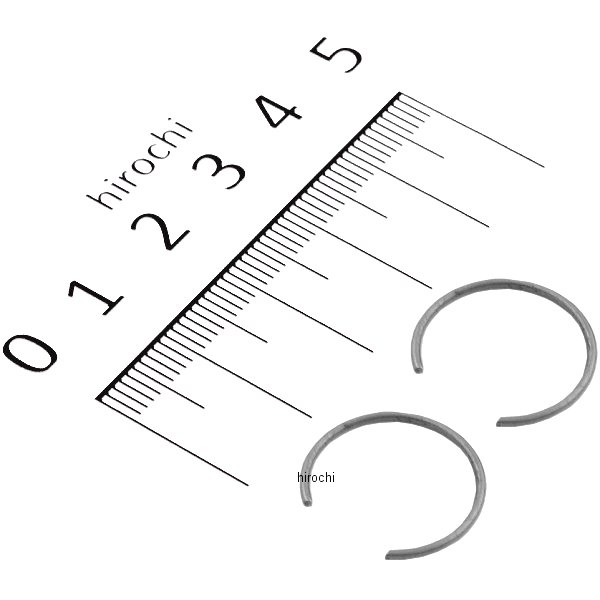 ピストンサークリップ 79年以降 ホンダ、ヤマハ、スズキ、カワサキ、KTM 15mm (2個入り)