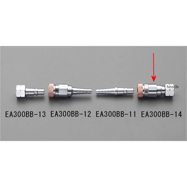 サイズ共用 ガス用カプラ(調整器側)