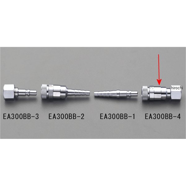 サイズ共用 酸素用カプラ(調整器側)