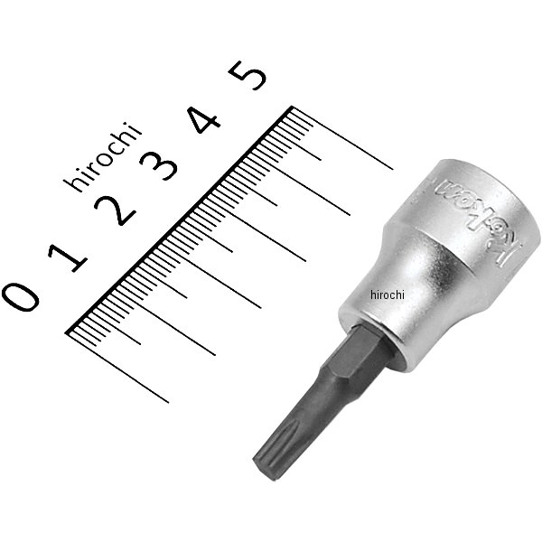 3/8インチsq トルクスビットソケット 全長50mm T27