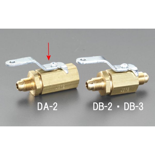 F1/4"xNPT1/8" 冷媒用ボールバルブ
