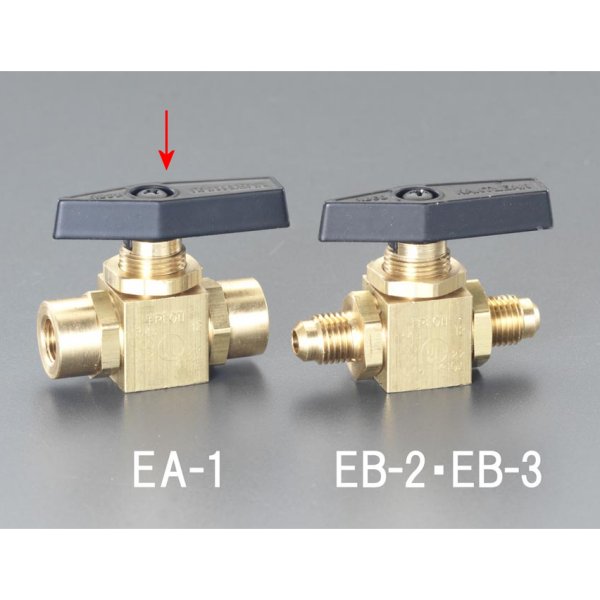 NPT1/8"xNPT1/8" パネルマウントボールバルブ