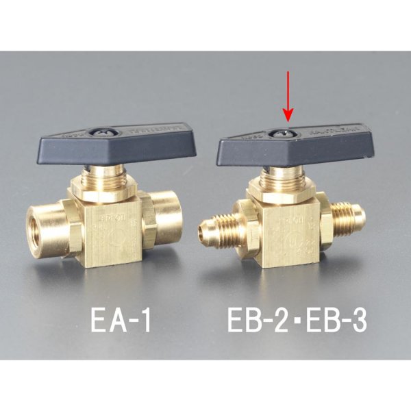 F1/4"xF1/4" パネルマウントボールバルブ