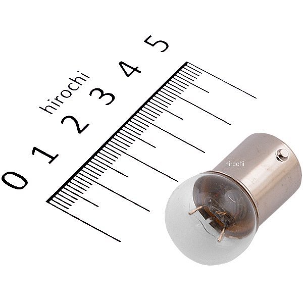 口金シングル球 12V5W ウインカー/ライセンス球 (クリアー) (1個売り)