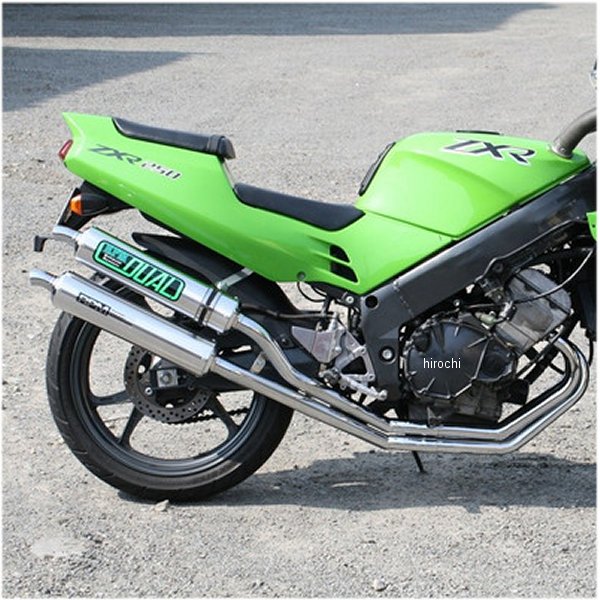フルエキゾースト デュアル 右2本出し 89年-99年 ZXR250 アルミ