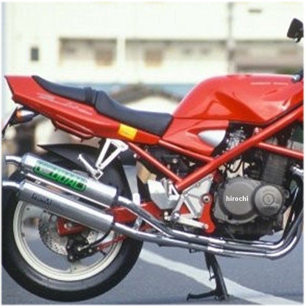 フルエキゾースト デュアル 右2本出し 89年-94年 バンディット400 アルミ