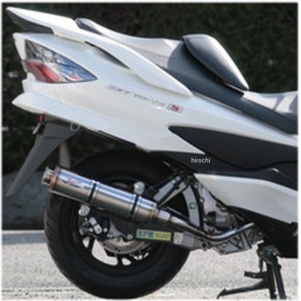 スリップオンマフラー 80D-RAPTOR スカイウェ-ブ250（CJ44A、CJ46A） ステンレス