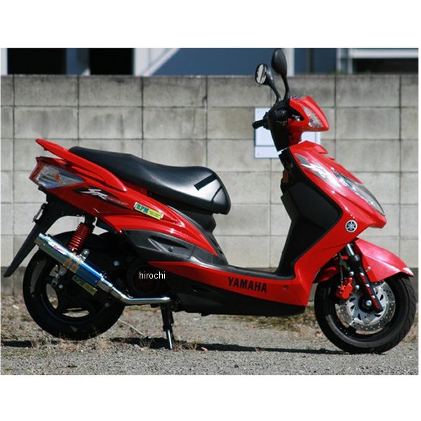 フルエキゾースト 80D-RAPTOR 12年 シグナスX SE44J ブルーチタン