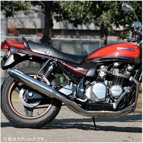 フルエキゾースト 80D-RAPTOR 全年式 ゼファー750 ブルーチタン