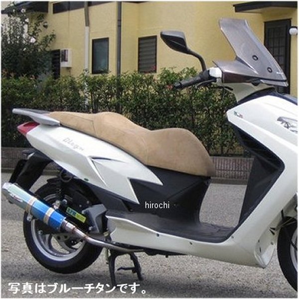 フルエキゾースト 80D-RAPTOR ブログ125IE チタン