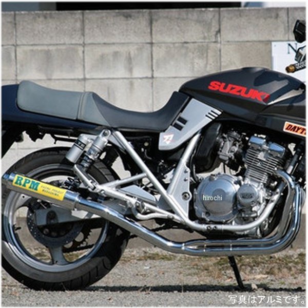 フルエキゾースト 4in2in1 91年-99年 カタナ GSX400S ステンレス