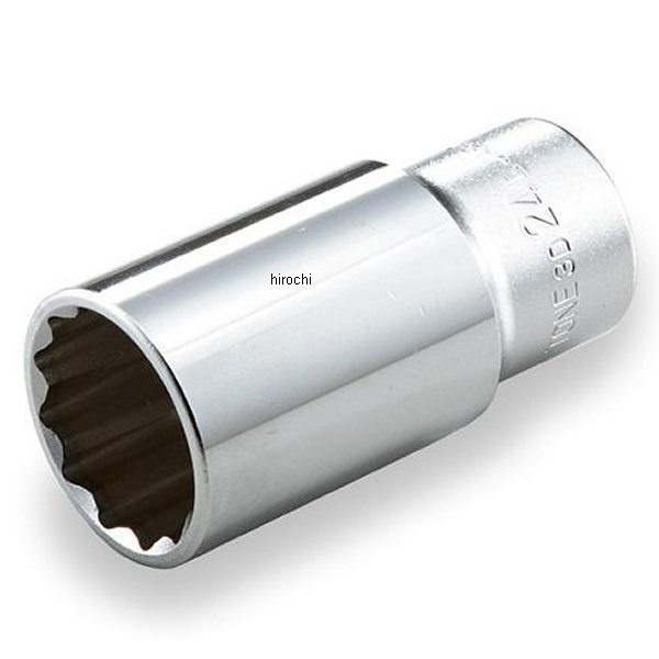 ディープソケット(12角) 対辺 16mm 長さ 54mm 差込角 9.5mm (3/8インチ)