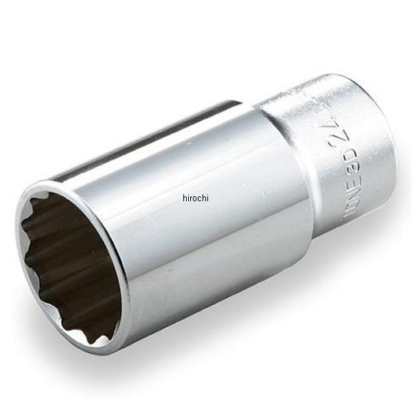 ディープソケット(12角) 対辺 18mm 長さ 54mm 差込角 9.5mm (3/8インチ)