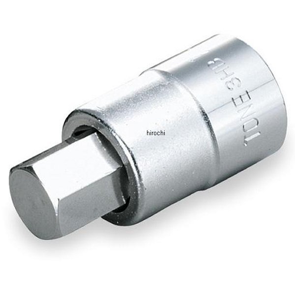 ヘキサゴンソケット インチ 対辺 7/16インチ 長さ 45mm 差込角 9.5mm (3/8インチ)