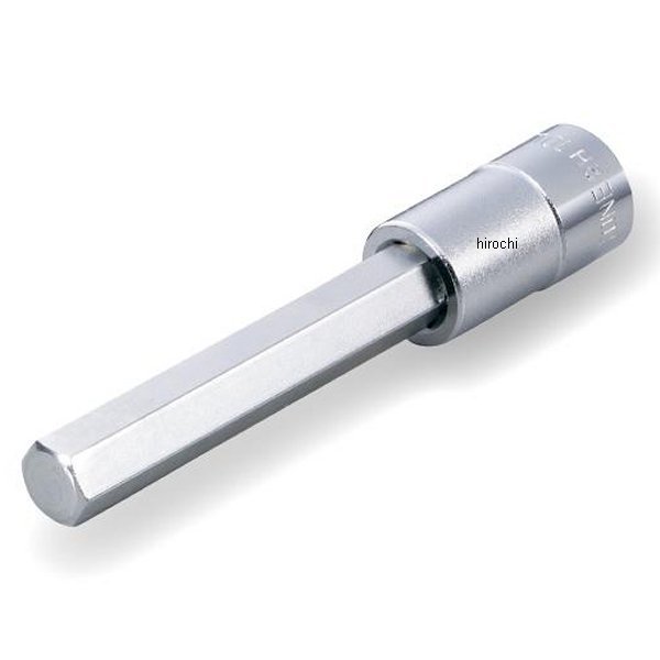 ロングヘキサゴンソケット 対辺 4mm 長さ 100mm 差込角 6.35mm (1/4インチ)