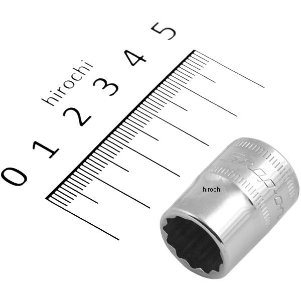 3/8インチ ソケット シャロー 12角 ミリサイズ 12mm