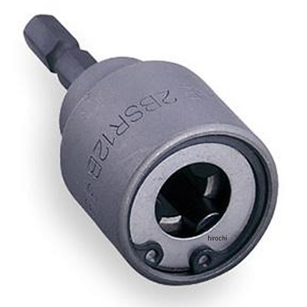 充電式電動ドリル用 全ねじソケット 全ネジ5/16(Φ7.9) 長さ 66mm ビット 二面幅 6.35mm (1/4インチ)