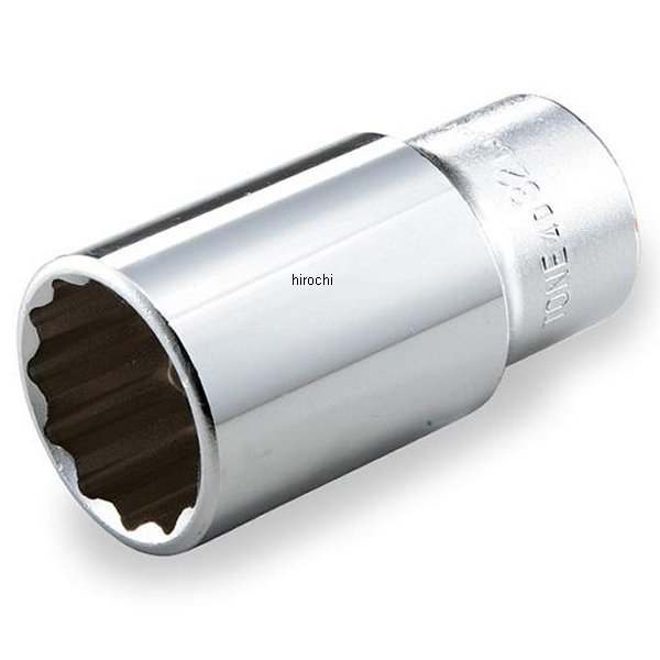 ディープソケット(12角) 対辺 12mm 長さ 83mm 差込角 12.7mm (1/2インチ)